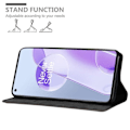 Miniatyrbild 3 av 4: Coque - CADORABO - OnePlus 9RT 5G - Kaffeebrun - Bokfodral med Ställfunktion - Magnetiskt Skydd kaffe brunt