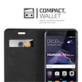 Miniatyrbild 2 av 4: Cadorabo Huawei P8 LITE 2017 Fodral KAFFEBRUNT Osynlig magnetisk STÄNGNING Fodral Fodral stöder stativ och kortplats