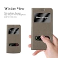 Miniatyrbild 2 av 4: Samsung Galaxy S7 EDGE Fodral i STONE BROWN av Cadorabo (Design VIEW) Helt skyddsfodral med flipskydd, stativ