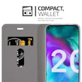 Miniatyrbild 4 av 4: Fodral till Honor 20 / 20S / Huawei NOVA 5T i LJUSGRÅ BRUNT Cadorabo Cover Protection magnetisk stängning LJUSGRÅ BRUN