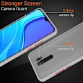 Miniatyrbild 4 av 4: Coque - CADORABO - Xiaomi RedMi 9 - Transparent Frostad - Stötskydd - Matt Design Transparent Frostad