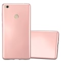 Miniatyrbild 1 av 4: Coque - CADORABO - Xiaomi Mi MAX 2 - METALLISK GULD - Silikon TPU - Lätt skydd METALLISK ROSEGULD