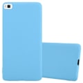 Miniatyrbild 1 av 4: Coque - CADORABO - Huawei P8 - Candy Blå - Silikon TPU - Stötskydd Candy Blue