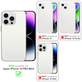 Miniatyrbild 2 av 4: Coque - CADORABO - Apple iPhone 14 PRO MAX - Skydd 360° - Transparent Silikon - Mjuk Transparent