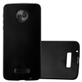 Miniatyrbild 1 av 4: Cadorabo Fodral fungerar med Motorola MOTO X4 i METALLIC BLACK - Stötsäker och reptålig TPU silikonhölje - Ultratunt