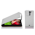 Miniatyrbild 1 av 3: Cadorabo Fodral LG G2 MINI DESIGN FLIP Style Fodral Fodral Fodral konstläder Struktur VIT ALABASTER