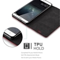 Miniatyrbild 3 av 4: Huawei MATE S fodral i APPLE RED från Cadorabo (INVISIBLE MAGNETIC CLOSURE Design) Helt skyddande fodral med flip flik