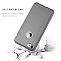 Miniatyrbild 4 av 4: Apple iPhone 8 - iPhone 7 - iPhone 7S i METALLIC GREY från Cadorabo (METALLIC MATTE Design) Ultramjukt silikongel TPU-fodral