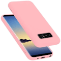 Miniatyrbild 1 av 4: Telefonfodral - CADORABO - Samsung Galaxy NOTE 8 - Silikon TPU - Optimal skydd - Tunn och lätt design Rosa