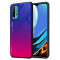 Miniatyrbild 1 av 3: Fodral för Xiaomi RedMi 9T / POCO M3 fodral i LILA - RÖD Fodral skyddsskydd tvåfärgad TPU