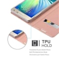 Miniatyrbild 2 av 4: Samsung Galaxy A5 2015 (5) Fodral i CLASSY ROSE GOLD från Cadorabo (MATT METALLIC Design) Helt skyddsfodral med flipskydd