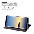 Miniatyrbild 3 av 4: Samsung Galaxy NOTE 8 Fodral i KAFFEBRUN från Cadorabo (INVISIBLE MAGNETIC CLOSURE Design) Helt skyddsfodral med
