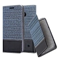 Miniatyrbild 1 av 4: Fodral till Nokia Lumia 550 - CADORABO - Bokfodral i konstläder - Blå - Stativfunktion - Kortplatser Blå