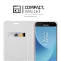 Miniatyrbild 3 av 4: Samsung Galaxy J3 2017 (7) Fodral i CLASSY SILVER av Cadorabo (MATT METALLIC Design) Helt skyddsfodral med flipskydd
