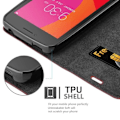 Miniatyrbild 3 av 4: Lenovo A PLUS-fodral i APPLE RED från Cadorabo (INVISIBLE MAGNETIC CLOSURE Design) Helt skyddsfodral med flipflik