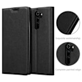 Miniatyrbild 4 av 4: Étui - CADORABO - Xiaomi RedMi NOTE 8 PRO - Syntetiskt läder Svart - Magnetstängning - Ställfunktion Svart