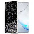 Miniatyrbild 1 av 4: Coque - CADORABO - Samsung Galaxy NOTE 10 PLUS - Svart - Glitter - Skydd i silikon TPU Svart