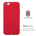 Miniatyrbild 2 av 4: Apple iPhone 6 PLUS / 6S PLUS FROSTY RÖD Fodral Cadorabo DESIGN FROSTY Hårt Fodral Skydd Skydd Ultra Slim Bumper Fodral