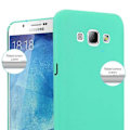 Miniatyrbild 3 av 4: Coque - CADORABO - Samsung Galaxy A8 2015 - Stöttålig skydd - Frostad design - Färg Frosty Grön Frostig grön