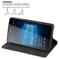 Miniatyrbild 4 av 4: Nokia Lumia 950 XL Fodral i APPLE RED från Cadorabo (INVISIBLE MAGNETIC CLOSURE Design) Helt skyddsfodral med