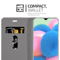 Miniatyrbild 3 av 4: Coque - CADORABO - A50 4G / A50s / A30s - Similicuir - Magnetisk stängning - Ställfunktion Mörkgrå
