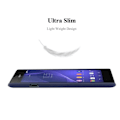 Miniatyrbild 2 av 4: Coque - CADORABO - Sony Xperia T3 - Hård skydd - Matt design - Blå färg Blå