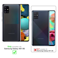 Miniatyrbild 2 av 4: Coque - CADORABO - Samsung Galaxy A51 5G - Grå Svart - Simil läder - Ställfunktion MÖRKGRÅ