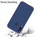 Miniatyrbild 4 av 4: Coque - CADORABO - Huawei P40 LITE E - Silikon TPU - Stötskydd - Tunn och lätt design Blå