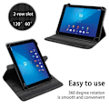 Miniatyrbild 2 av 4: Tablettfodral - Cadorabo - Xperia Tablet Z4 - 360 graders skydd - Imiterat läder - Svart SVART