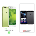 Miniatyrbild 2 av 4: Coque för Huawei P10 PLUS - CADORABO - Blomsterfodral - Syntetläder - Ställfunktion - Heltäckande skydd Blå blommig