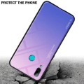 Miniatyrbild 4 av 4: Fodral för Honor 10 LITE / Huawei P SMART 2019 Fodral i ROSA - BLÅT Fodral Skyddsskydd tvåfärgad TPU