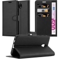 Miniatyrbild 1 av 4: Cadorabo Fodral Samsung Galaxy J3 2017 SVART Fodral Fodral Fullt skydd Magnetlås Stöder Stand Card Slot
