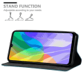 Miniatyrbild 2 av 4: Fodral till Huawei Y6P Fodral i OIL TURQUOISE Fodral Skyddsplånbok Bensin Turkos