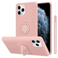Miniatyrbild 1 av 4: Cadorabo Fodral för Apple iPhone 11 PRO MAX i LIQUID Pink Skyddande silikon TPU Flexibelt ringskydd