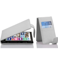 Miniatyrbild 1 av 3: Cadorabo Fodral Nokia Lumia 930 DESIGN FLIP Stil Fodral Fodral Fodral konstläder Struktur VIT ALABASTER