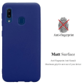 Miniatyrbild 3 av 4: Coque - CADORABO - Samsung Galaxy A10e / A20e - Mörk blå godis - Skydd i TPU-silikon - Trendig design Godis Blå Mörk