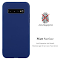 Miniatyrbild 3 av 4: Coque - CADORABO - Samsung Galaxy S10 4G - Silikon TPU - Mörk Blå Godis - Stötskydd Godis mörkblå