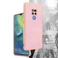 Miniatyrbild 4 av 4: Hus för Huawei MATE 20 - CADORABO - Silikon TPU-fodral - Kameraskydd - Glänsande - Roséguld Rosa - Guld