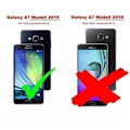 Miniatyrbild 4 av 4: Cadorabo Fodral Samsung Galaxy A7 2015 WHITE Fodral Fodral Fullt skydd Magnetisk Stöder Stand Card Slot