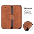 Miniatyrbild 2 av 4: Cadorabo Fodral till Apple iPhone 4 - iPhone 4S , MATT ORANGE Design RETRO