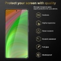 Miniatyrbild 3 av 4: Cadorabo härdat glas för Samsung Galaxy A91 i TRANSPARENT med SVART - Skärmskydd med heltäckande glas