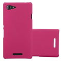 Miniatyrbild 1 av 4: Coque - CADORABO - Sony Xperia E3 - Hård Skydd - Matt Design - Färg Rosa Rosa