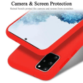 Miniatyrbild 4 av 4: Telefonfodral - CADORABO - Samsung Galaxy S20 Plus - Silicone TPU - Röd - Optimal skydd Röd