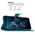 Miniatyrbild 2 av 3: Honor 20 Pro Fodral - CADORABO - Blommönster - Läderimitation - Magnetisk stängning - Integrerat stöd Blå