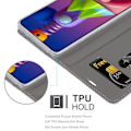 Miniatyrbild 4 av 4: Etui för Samsung Galaxy M51 - CADORABO - Ljusgrå Brun - Syntetiskt läder - Magnetisk stängning - Ställfunktion LJUSGRÅ BRUN