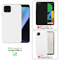 Miniatyrbild 2 av 4: Coque för Google PIXEL 4 Hölster i HELT GENOMSIKTIG Silikon TPU telefonfodral Vit