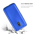 Miniatyrbild 3 av 4: Cadorabo Fodral fungerar med Motorola MOTO G4 PLAY i METALLIC BLUE - Stötsäker och reptålig TPU silikonhölje - Ultra Slim