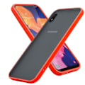 Miniatyrbild 1 av 4: Étui - CADORABO - Samsung Galaxy A10e / A20e - Frostad Röd - Hybrid Skydd - TPU-Silikon Frostad Röd