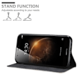 Miniatyrbild 4 av 4: Coque plånbok - CADORABO - Huawei G7 PLUS / G8 / GX8 - Syntetläder - Magnetstängning - Ställfunktion Svart
