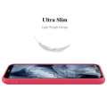 Miniatyrbild 4 av 4: Fodral - CADORABO - Nokia 6.1 PLUS / X6 - Candy Red - TPU silikonskydd - Tunn och lätt design Candy Red